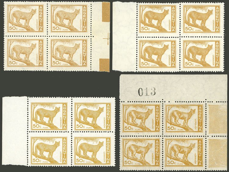 Lot 736 - Argentina general issues -  Guillermo Jalil - Philatino Auction # 2339 ARGENTINA: Budget auction with very good material of all periods, including rarities!