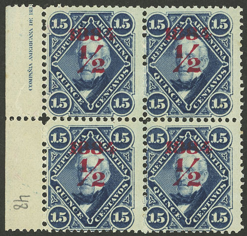 Lot 134 - Argentina general issues - Guillermo Jalil - Philatino Auction # 2339 ARGENTINA: Budget auction with very good material of all periods, including rarities! Lot 134 - Argentina general issues - Guillermo Jalil - Philatino Auction # 2339 ARGENTINA: Budget auction with very good material of all periods, including rarities!