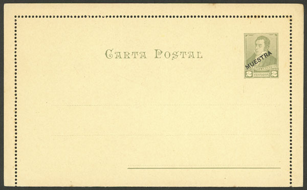 Lot 1335 - Argentina Postal stationery - Guillermo Jalil - Philatino Auction # 2339 ARGENTINA: Budget auction with very good material of all periods, including rarities! Lot 1335 - Argentina Postal stationery - Guillermo Jalil - Philatino Auction # 2339 ARGENTINA: Budget auction with very good material of all periods, including rarities!