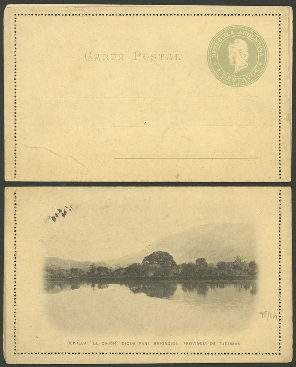 Lot 1339 - Argentina Postal stationery - Guillermo Jalil - Philatino Auction # 2339 ARGENTINA: Budget auction with very good material of all periods, including rarities! Lot 1339 - Argentina Postal stationery - Guillermo Jalil - Philatino Auction # 2339 ARGENTINA: Budget auction with very good material of all periods, including rarities!
