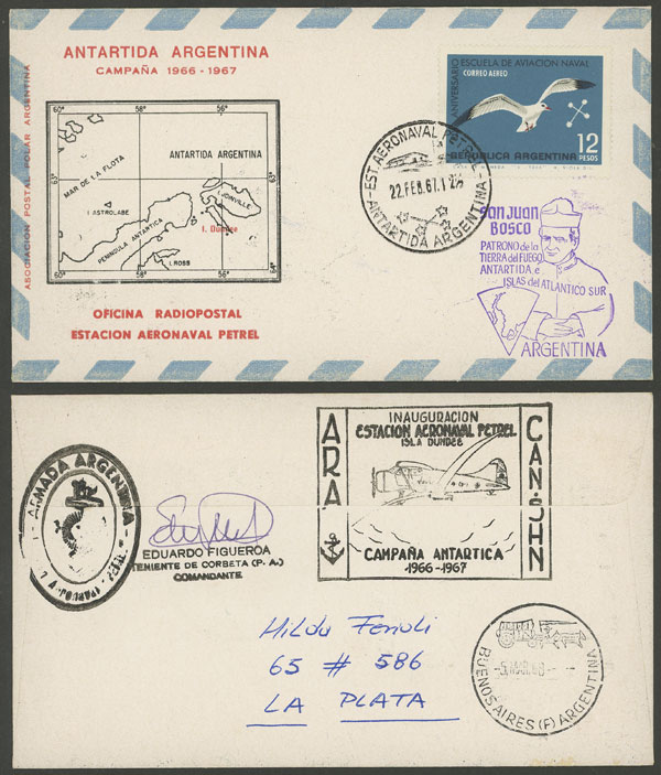 Lot 6 - argentine antarctica postal history - Guillermo Jalil - Philatino Auction # 2339 ARGENTINA: Budget auction with very good material of all periods, including rarities! Lot 6 - argentine antarctica postal history - Guillermo Jalil - Philatino Auction # 2339 ARGENTINA: Budget auction with very good material of all periods, including rarities!