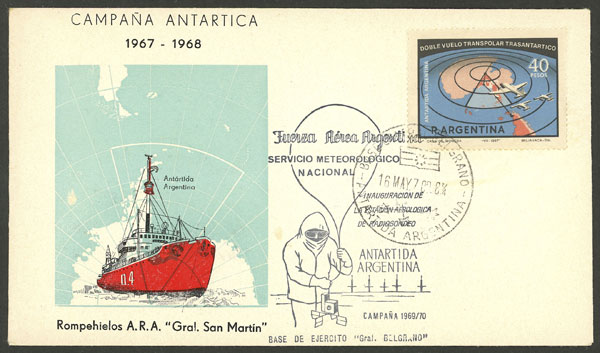 Lot 8 - argentine antarctica postal history - Guillermo Jalil - Philatino Auction # 2339 ARGENTINA: Budget auction with very good material of all periods, including rarities! Lot 8 - argentine antarctica postal history - Guillermo Jalil - Philatino Auction # 2339 ARGENTINA: Budget auction with very good material of all periods, including rarities!