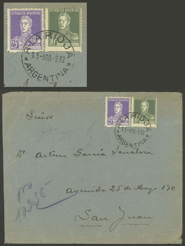 Lot 1403 - Argentina postal history -  Guillermo Jalil - Philatino Auction # 2339 ARGENTINA: Budget auction with very good material of all periods, including rarities!