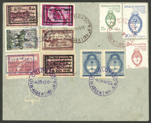 Lot 1412 - Argentina postal history -  Guillermo Jalil - Philatino Auction # 2339 ARGENTINA: Budget auction with very good material of all periods, including rarities!