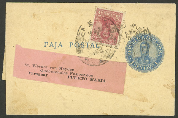 Lot 1389 - Argentina postal history - Guillermo Jalil - Philatino Auction # 2339 ARGENTINA: Budget auction with very good material of all periods, including rarities! Lot 1389 - Argentina postal history - Guillermo Jalil - Philatino Auction # 2339 ARGENTINA: Budget auction with very good material of all periods, including rarities!