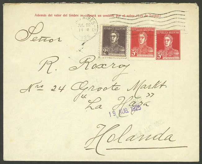 Lot 1393 - Argentina postal history - Guillermo Jalil - Philatino Auction # 2339 ARGENTINA: Budget auction with very good material of all periods, including rarities! Lot 1393 - Argentina postal history - Guillermo Jalil - Philatino Auction # 2339 ARGENTINA: Budget auction with very good material of all periods, including rarities!