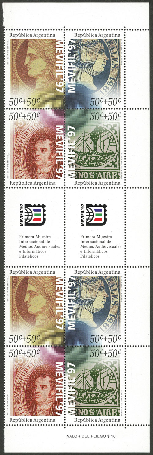 Lot 1027 - Argentina general issues -  Guillermo Jalil - Philatino Auction # 2339 ARGENTINA: Budget auction with very good material of all periods, including rarities!