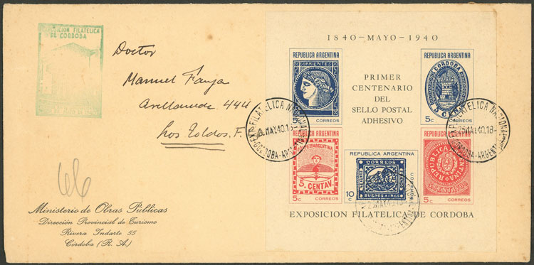 Lot 1128 - Argentina souvenir sheets -  Guillermo Jalil - Philatino Auction # 2339 ARGENTINA: Budget auction with very good material of all periods, including rarities!