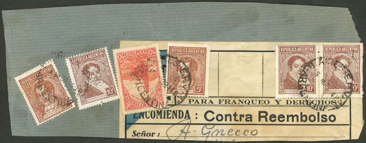Lot 377 - Argentina general issues -  Guillermo Jalil - Philatino Auction # 2339 ARGENTINA: Budget auction with very good material of all periods, including rarities!