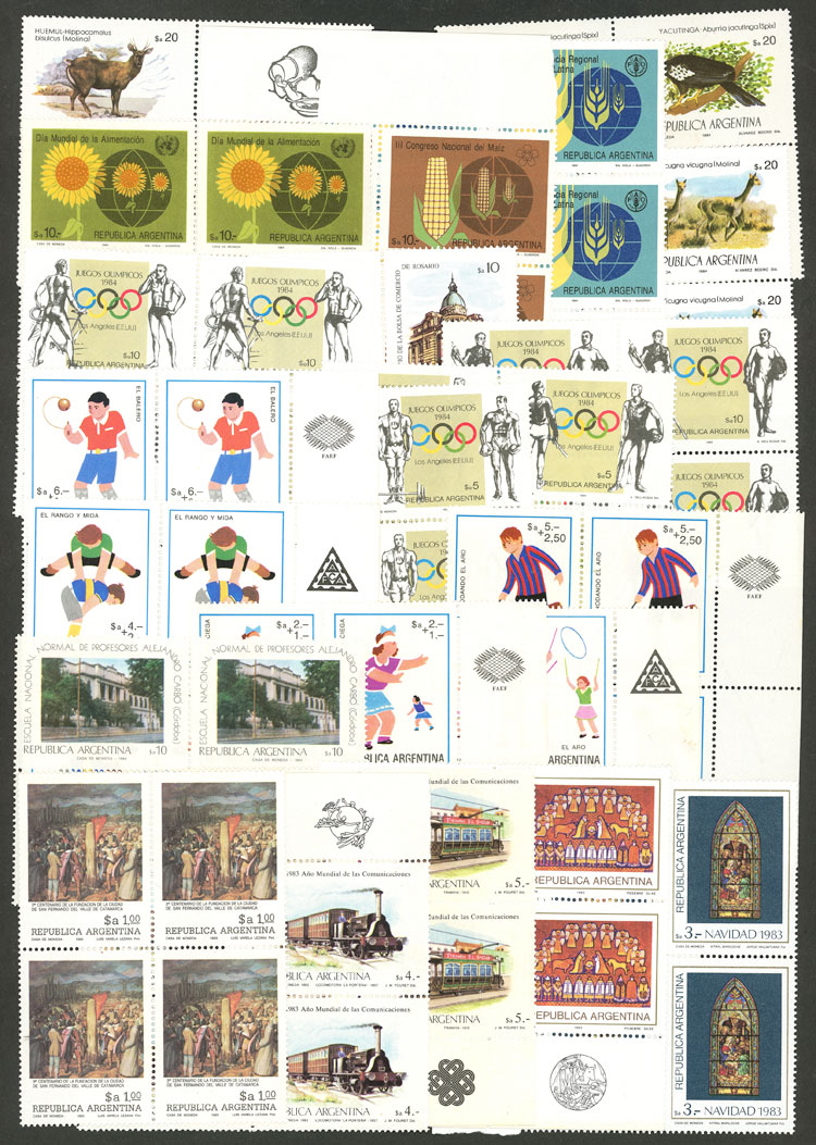 Lot 1490 - Argentina Lots and Collections -  Guillermo Jalil - Philatino Auction # 2339 ARGENTINA: Budget auction with very good material of all periods, including rarities!