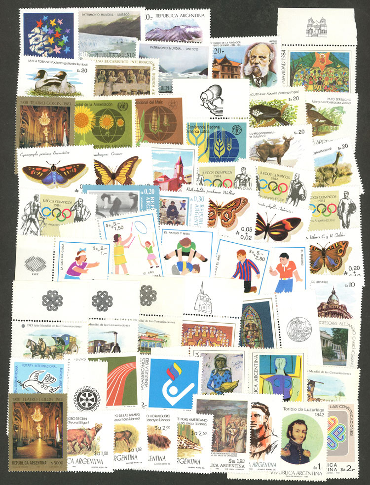 Lot 1491 - Argentina Lots and Collections -  Guillermo Jalil - Philatino Auction # 2339 ARGENTINA: Budget auction with very good material of all periods, including rarities!