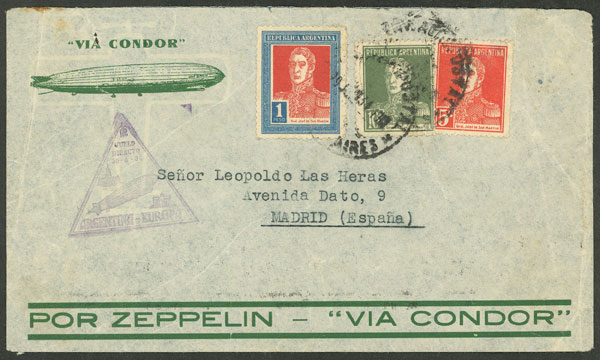 Lot 1405 - Argentina postal history -  Guillermo Jalil - Philatino Auction # 2339 ARGENTINA: Budget auction with very good material of all periods, including rarities!