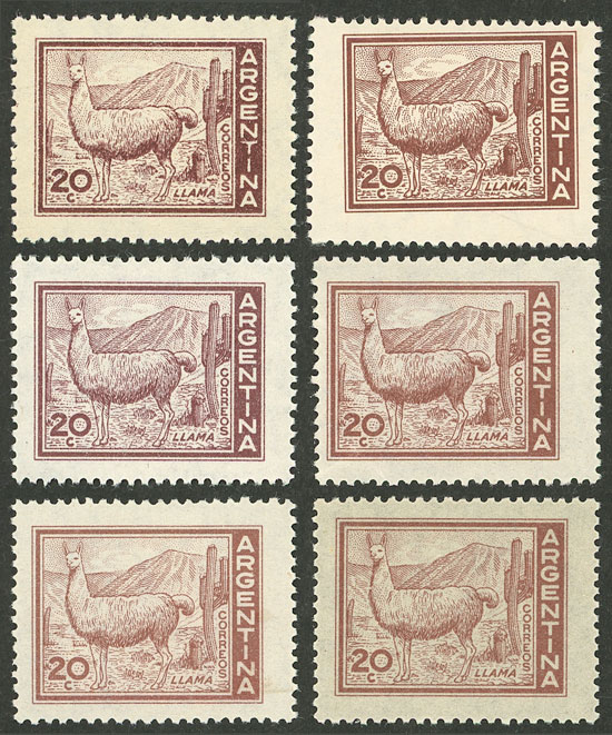 Lot 733 - Argentina general issues -  Guillermo Jalil - Philatino Auction # 2339 ARGENTINA: Budget auction with very good material of all periods, including rarities!