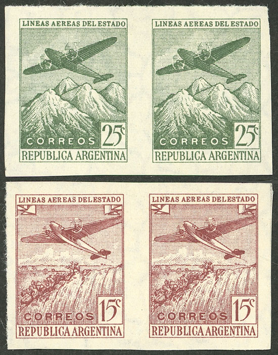 Lot 523 - Argentina general issues -  Guillermo Jalil - Philatino Auction # 2339 ARGENTINA: Budget auction with very good material of all periods, including rarities!