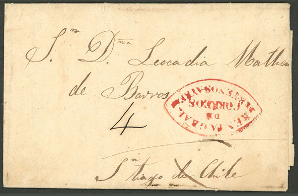 Lot 1381 - Argentina pre-stamp mail - Guillermo Jalil - Philatino Auction # 2339 ARGENTINA: Budget auction with very good material of all periods, including rarities! Lot 1381 - Argentina pre-stamp mail - Guillermo Jalil - Philatino Auction # 2339 ARGENTINA: Budget auction with very good material of all periods, including rarities!