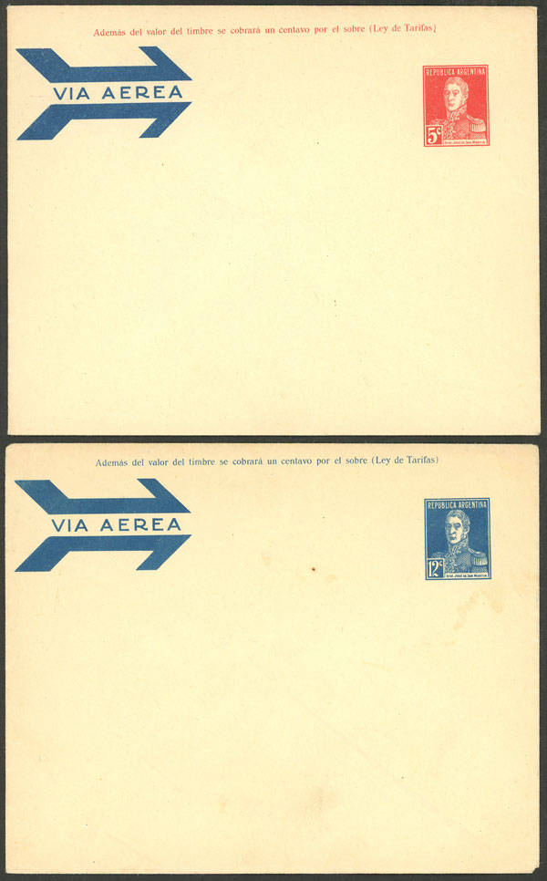 Lot 1352 - Argentina Postal stationery - Guillermo Jalil - Philatino Auction # 2339 ARGENTINA: Budget auction with very good material of all periods, including rarities! Lot 1352 - Argentina Postal stationery - Guillermo Jalil - Philatino Auction # 2339 ARGENTINA: Budget auction with very good material of all periods, including rarities!