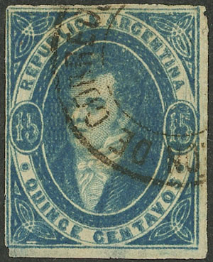 Lot 91 - Argentina rivadavias -  Guillermo Jalil - Philatino Auction # 2339 ARGENTINA: Budget auction with very good material of all periods, including rarities!