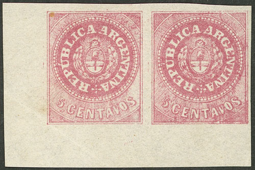 Lot 55 - Argentina escuditos - Guillermo Jalil - Philatino Auction # 2339 ARGENTINA: Budget auction with very good material of all periods, including rarities! Lot 55 - Argentina escuditos - Guillermo Jalil - Philatino Auction # 2339 ARGENTINA: Budget auction with very good material of all periods, including rarities!