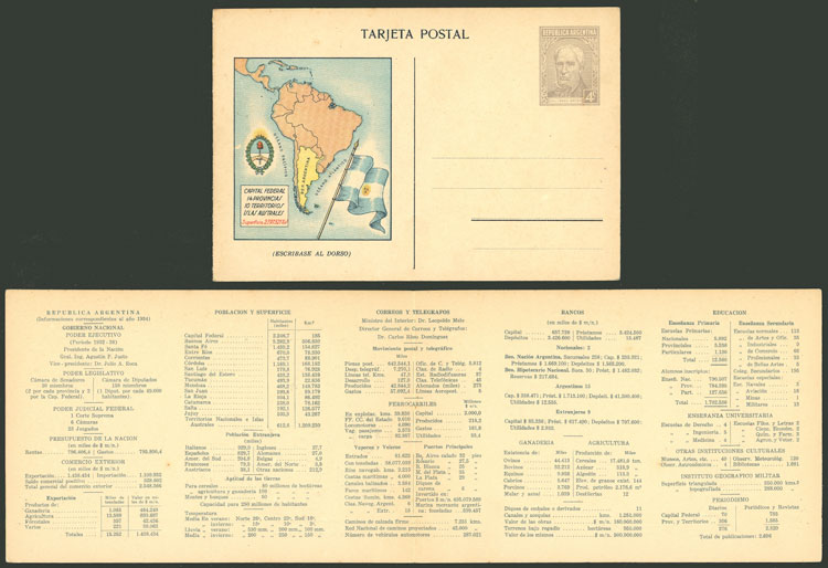 Lot 1369 - Argentina Postal stationery - Guillermo Jalil - Philatino Auction # 2339 ARGENTINA: Budget auction with very good material of all periods, including rarities! Lot 1369 - Argentina Postal stationery - Guillermo Jalil - Philatino Auction # 2339 ARGENTINA: Budget auction with very good material of all periods, including rarities!
