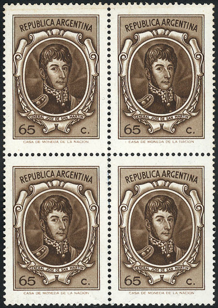 Lot 905 - Argentina general issues -  Guillermo Jalil - Philatino Auction # 2339 ARGENTINA: Budget auction with very good material of all periods, including rarities!