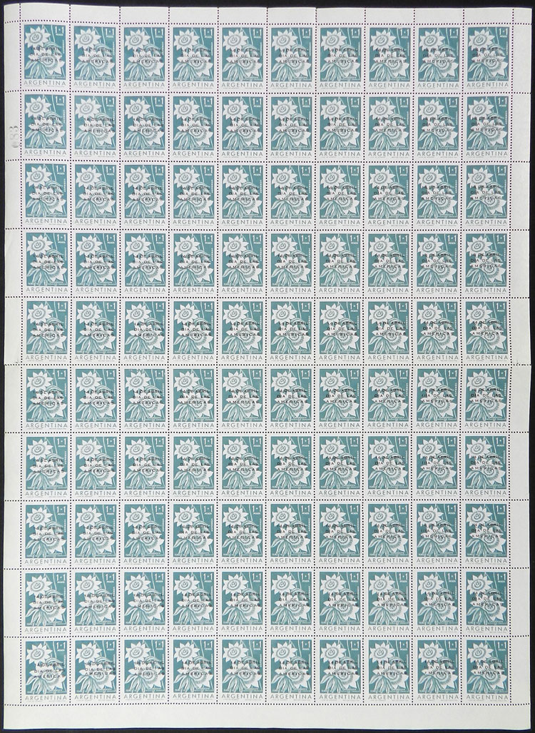 Lot 808 - Argentina general issues -  Guillermo Jalil - Philatino Auction # 2339 ARGENTINA: Budget auction with very good material of all periods, including rarities!