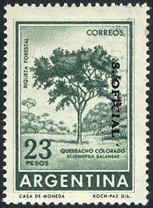 Lot 1283 - Argentina official stamps - Guillermo Jalil - Philatino Auction # 2339 ARGENTINA: Budget auction with very good material of all periods, including rarities! Lot 1283 - Argentina official stamps - Guillermo Jalil - Philatino Auction # 2339 ARGENTINA: Budget auction with very good material of all periods, including rarities!