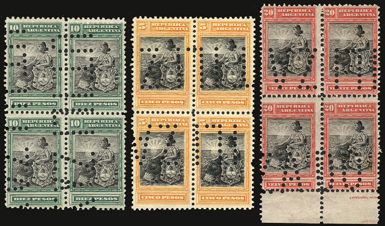 Lot 186 - Argentina general issues - Guillermo Jalil - Philatino Auction # 2339 ARGENTINA: Budget auction with very good material of all periods, including rarities! Lot 186 - Argentina general issues - Guillermo Jalil - Philatino Auction # 2339 ARGENTINA: Budget auction with very good material of all periods, including rarities!
