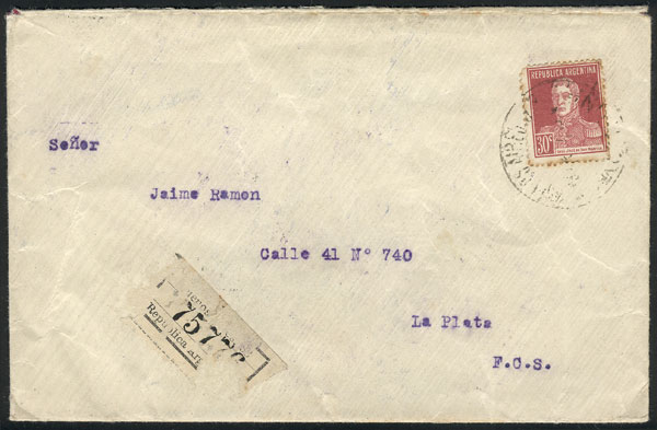 Lot 1394 - Argentina postal history - Guillermo Jalil - Philatino Auction # 2339 ARGENTINA: Budget auction with very good material of all periods, including rarities! Lot 1394 - Argentina postal history - Guillermo Jalil - Philatino Auction # 2339 ARGENTINA: Budget auction with very good material of all periods, including rarities!