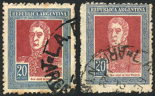 Lot 261 - Argentina general issues - Guillermo Jalil - Philatino Auction # 2339 ARGENTINA: Budget auction with very good material of all periods, including rarities! Lot 261 - Argentina general issues - Guillermo Jalil - Philatino Auction # 2339 ARGENTINA: Budget auction with very good material of all periods, including rarities!