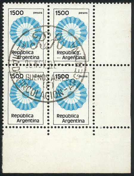 Lot 964 - Argentina general issues -  Guillermo Jalil - Philatino Auction # 2339 ARGENTINA: Budget auction with very good material of all periods, including rarities!