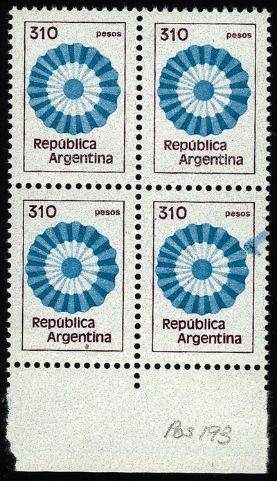 Lot 960 - Argentina general issues -  Guillermo Jalil - Philatino Auction # 2339 ARGENTINA: Budget auction with very good material of all periods, including rarities!