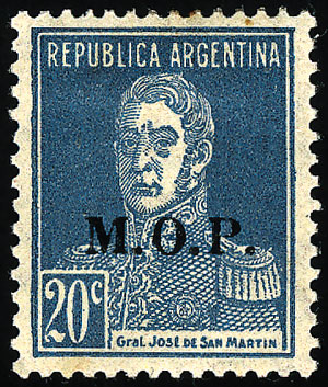 Lot 1249 - Argentina official stamps -  Guillermo Jalil - Philatino Auction # 2339 ARGENTINA: Budget auction with very good material of all periods, including rarities!