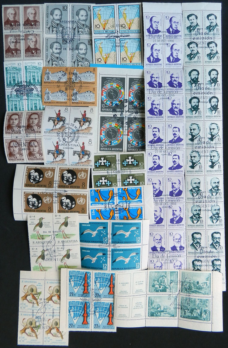 Lot 883 - Argentina general issues -  Guillermo Jalil - Philatino Auction # 2339 ARGENTINA: Budget auction with very good material of all periods, including rarities!