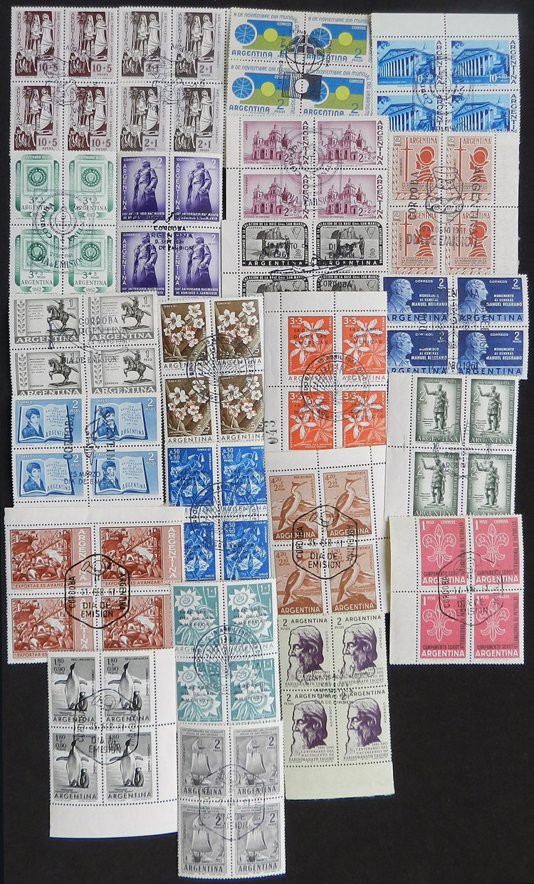 Lot 806 - Argentina general issues -  Guillermo Jalil - Philatino Auction # 2339 ARGENTINA: Budget auction with very good material of all periods, including rarities!