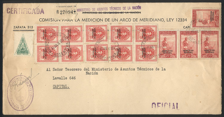 Lot 1419 - Argentina postal history -  Guillermo Jalil - Philatino Auction # 2339 ARGENTINA: Budget auction with very good material of all periods, including rarities!