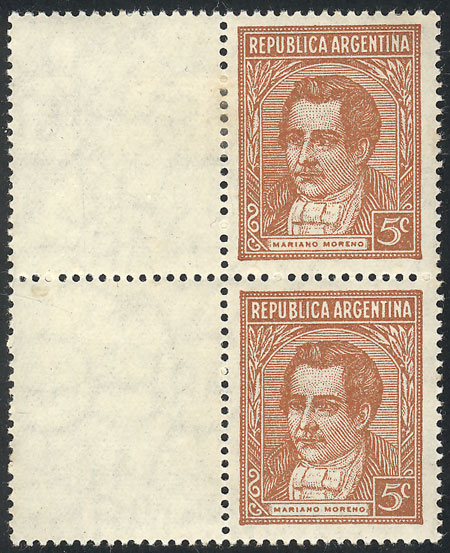 Lot 368 - Argentina general issues -  Guillermo Jalil - Philatino Auction # 2339 ARGENTINA: Budget auction with very good material of all periods, including rarities!