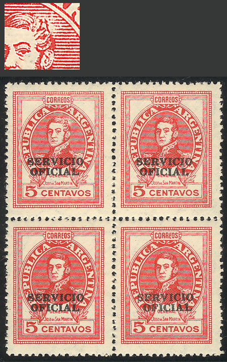 Lot 1268 - Argentina official stamps - Guillermo Jalil - Philatino Auction # 2339 ARGENTINA: Budget auction with very good material of all periods, including rarities! Lot 1268 - Argentina official stamps - Guillermo Jalil - Philatino Auction # 2339 ARGENTINA: Budget auction with very good material of all periods, including rarities!
