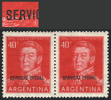 Lot 1278 - Argentina official stamps - Guillermo Jalil - Philatino Auction # 2339 ARGENTINA: Budget auction with very good material of all periods, including rarities! Lot 1278 - Argentina official stamps - Guillermo Jalil - Philatino Auction # 2339 ARGENTINA: Budget auction with very good material of all periods, including rarities!