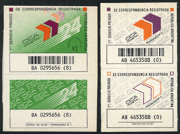 Lot 1324 - Argentina private posts -  Guillermo Jalil - Philatino Auction # 2339 ARGENTINA: Budget auction with very good material of all periods, including rarities!