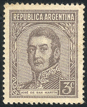 Lot 354 - Argentina general issues -  Guillermo Jalil - Philatino Auction # 2339 ARGENTINA: Budget auction with very good material of all periods, including rarities!