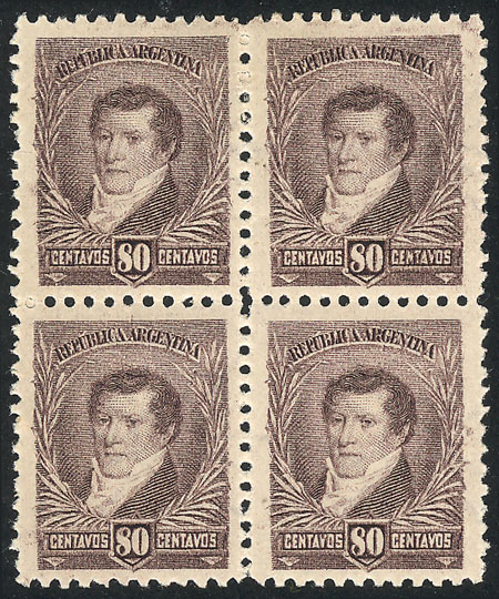 Lot 168 - Argentina general issues -  Guillermo Jalil - Philatino Auction # 2339 ARGENTINA: Budget auction with very good material of all periods, including rarities!