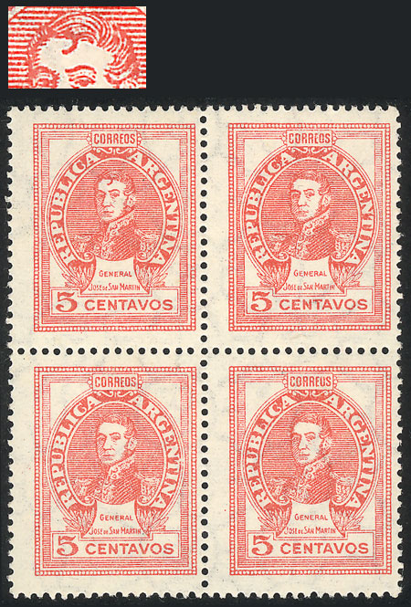 Lot 432 - Argentina general issues -  Guillermo Jalil - Philatino Auction # 2339 ARGENTINA: Budget auction with very good material of all periods, including rarities!