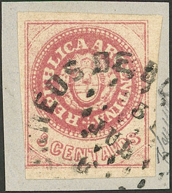 Lot 19 - Argentina escuditos -  Guillermo Jalil - Philatino Auction # 2330 ARGENTINA: Very enjoyable general auction, with a lot of interesting material of all periods!!