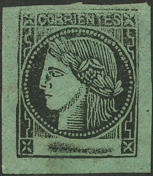 Lot 9 - Argentina corrientes -  Guillermo Jalil - Philatino Auction # 2330 ARGENTINA: Very enjoyable general auction, with a lot of interesting material of all periods!!
