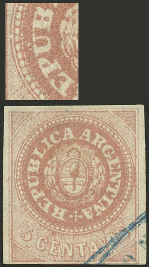 Lot 15 - Argentina escuditos -  Guillermo Jalil - Philatino Auction # 2330 ARGENTINA: Very enjoyable general auction, with a lot of interesting material of all periods!!