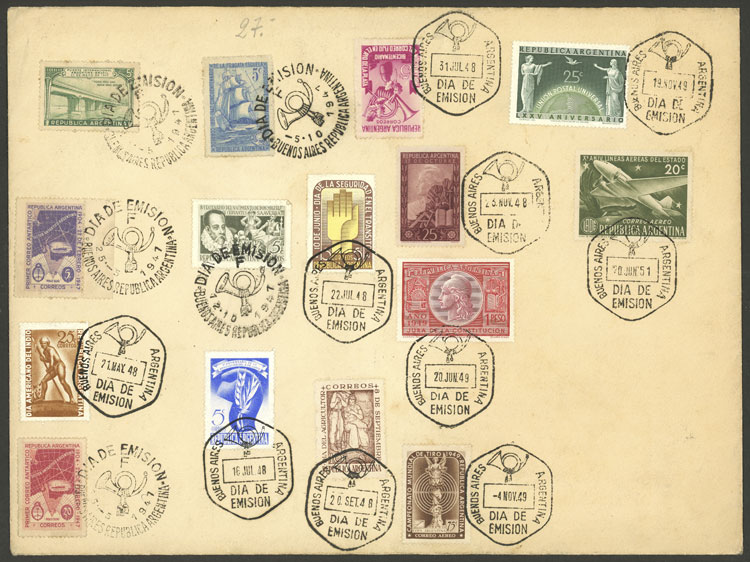 Lot 646 - Argentina general issues - Guillermo Jalil - Philatino Auction # 2332 ARGENTINA: General sale with lots at very low starts! Lot 646 - Argentina general issues - Guillermo Jalil - Philatino Auction # 2332 ARGENTINA: General sale with lots at very low starts!