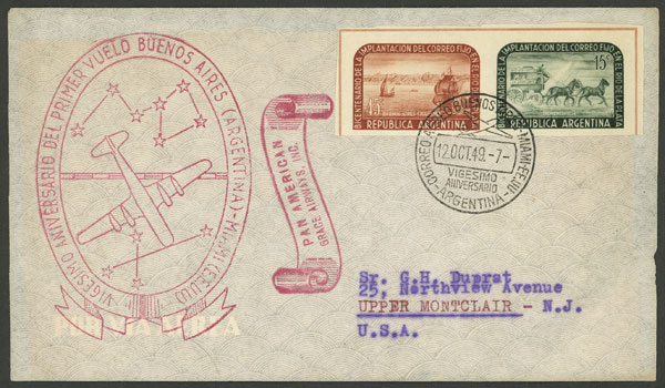 Lot 1269 - Argentina postal history -  Guillermo Jalil - Philatino Auction # 2332 ARGENTINA: General sale with lots at very low starts!