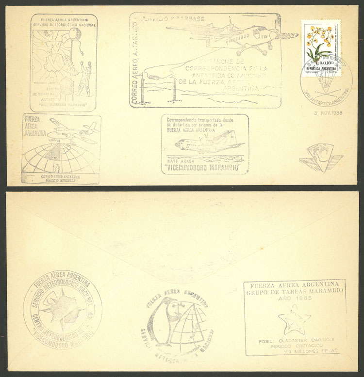Lot 3 - argentine antarctica postal history - Guillermo Jalil - Philatino Auction # 2332 ARGENTINA: General sale with lots at very low starts! Lot 3 - argentine antarctica postal history - Guillermo Jalil - Philatino Auction # 2332 ARGENTINA: General sale with lots at very low starts!
