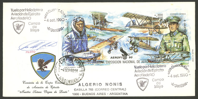 Lot 1313 - Argentina postal history -  Guillermo Jalil - Philatino Auction # 2332 ARGENTINA: General sale with lots at very low starts!