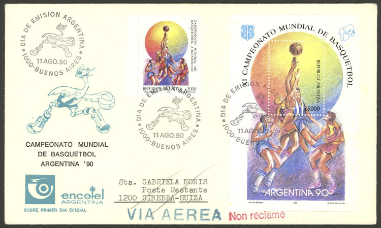 Lot 1312 - Argentina postal history -  Guillermo Jalil - Philatino Auction # 2332 ARGENTINA: General sale with lots at very low starts!